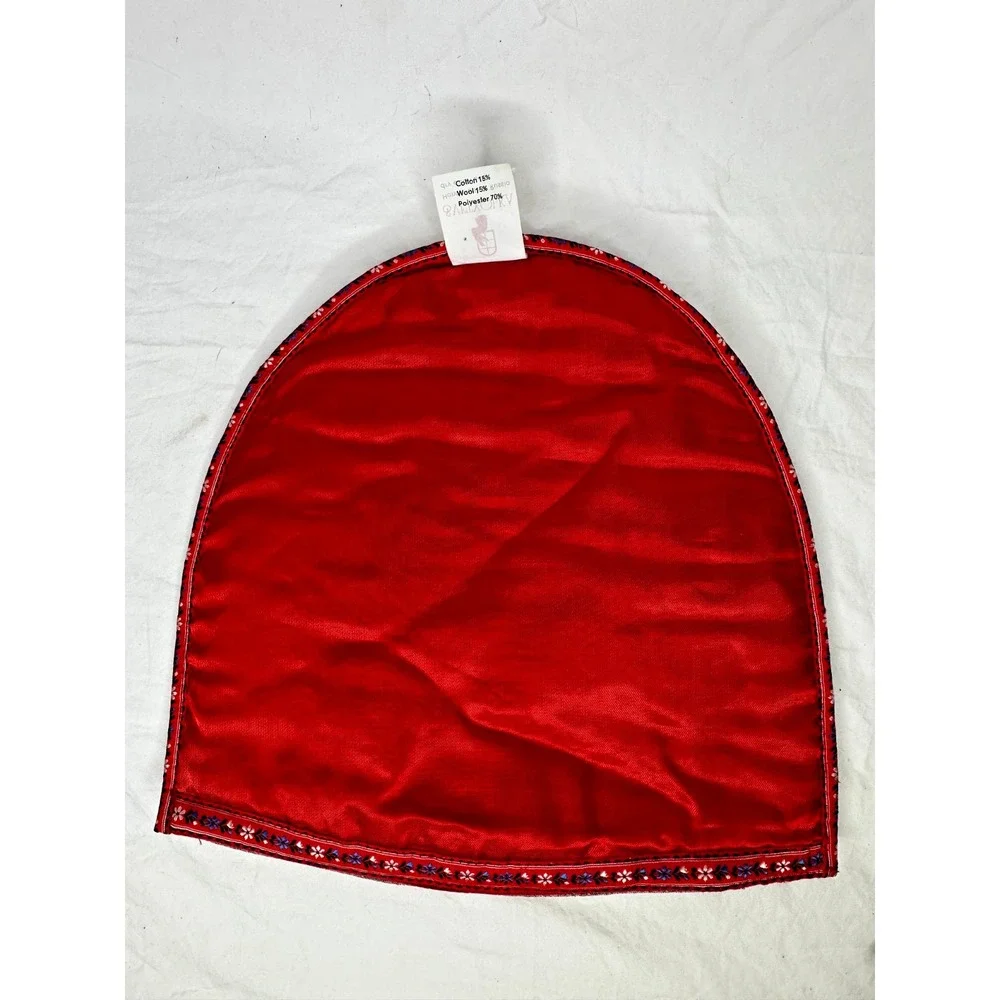 VTG Svetyolka Kitchen Appliance Cover Made in Russia Christmas Holiday Quilted